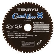 Tenryu Cord Free Series 5-3/8 Inch X 56T Thin Sheet Steel Blade