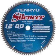 Tenryu Silencer Ataf Saw Blade 12In X 80T X 1In Arbor Carbide