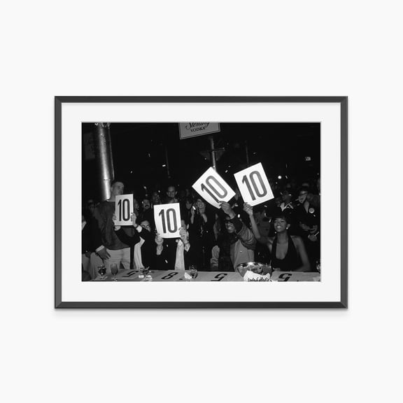 Tens Across The Board Photography Print, Ballroom Culture, Retro Wall Art, Unframed Paper Poster 8x10in