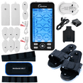 thumbnail image 1 of Tens EMS Unit Muscle Stimulator 24 Modes Rechargeable Device Dual Channel, 1 of 13
