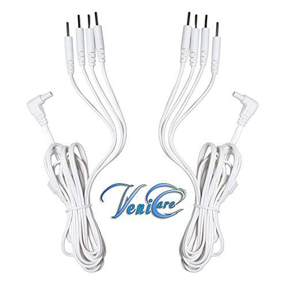 5pcs Replacement TENS Cable Wire Lead For Omron Long Life Gel Pads