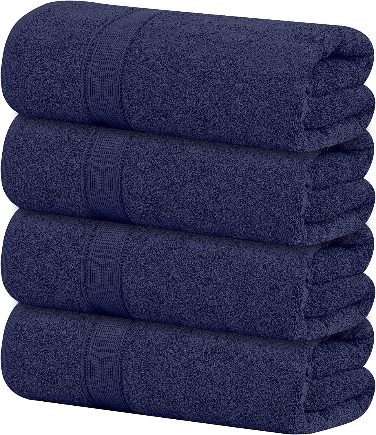 Tens Towels Prestige, 2 Piece XL Orange Bath Towels Extra Large 30x60  Inches, 10