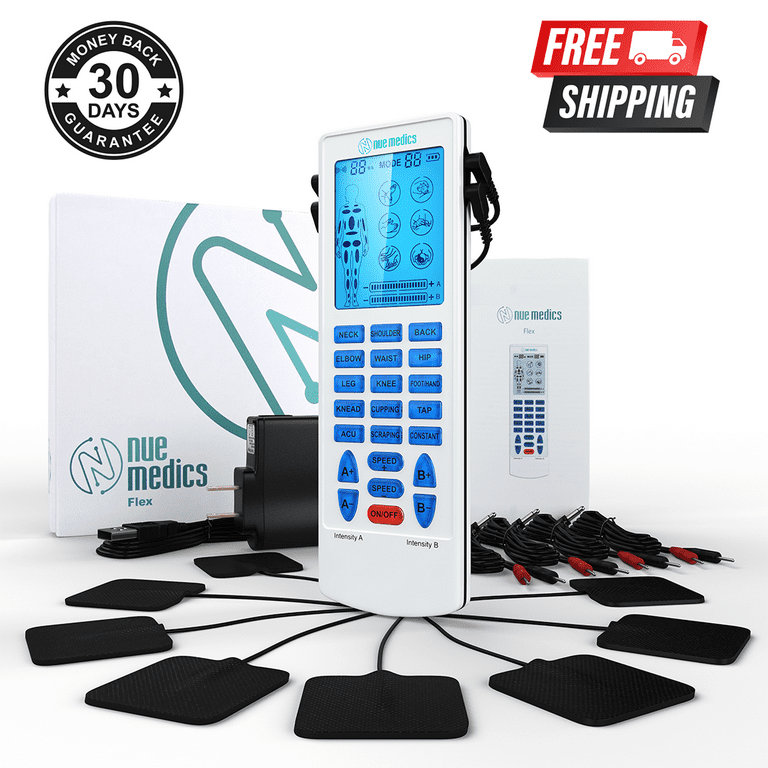 Electric Pulse Massager Tens Unit Muscle Stimulator Machine Therapy Pain  Relief