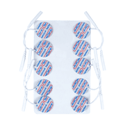 TensCare 1" Circular TENS Replacement Pads, 10 Pack