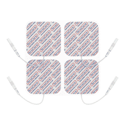 TensCare Premium Electrodes, 2 x 2 Inch, 4-Pack   Enhanced Adhesive Replacement Pads for TENS/EMS Machines