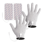 TensCare iGlove Conductive Garment   Silver-Knit Glove Pair for TENS/EMS Electrotherapy Devices