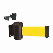 Tensabarrier Barrier Post,Metal Post,Black Finish 896-RMV-33-STD-NO-Y5X