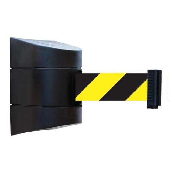 Tensabarrier Belt Barrier, Black,Belt Yellow/Black 897-15-S-33-NO-D4X-C