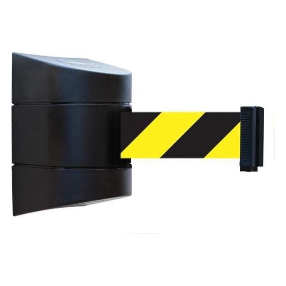 Tensabarrier Belt Barrier, Black,Belt Yellow/Black 897-30-S-33-NO-D4X-C