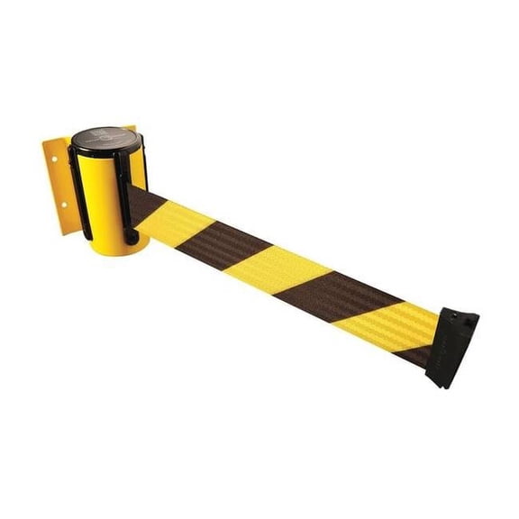 Tensabarrier Belt Barrier, Yellow,Belt Yellow/Black 896-STD-35-STD-NO-D4X-C