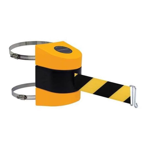 Tensabarrier Belt Barrier, Yellow, Belt Yellow/Black 897-15-C-35-NO-D4X-A