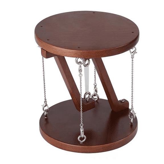 Tensegrity Table, Structure Science Toy Table Ornaments Home Decor Desk for Adult Brown