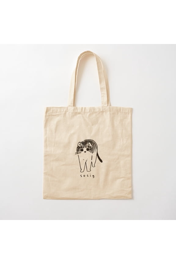 Tensepuff Canvas Tote Bags, Reusable Shopping Bag