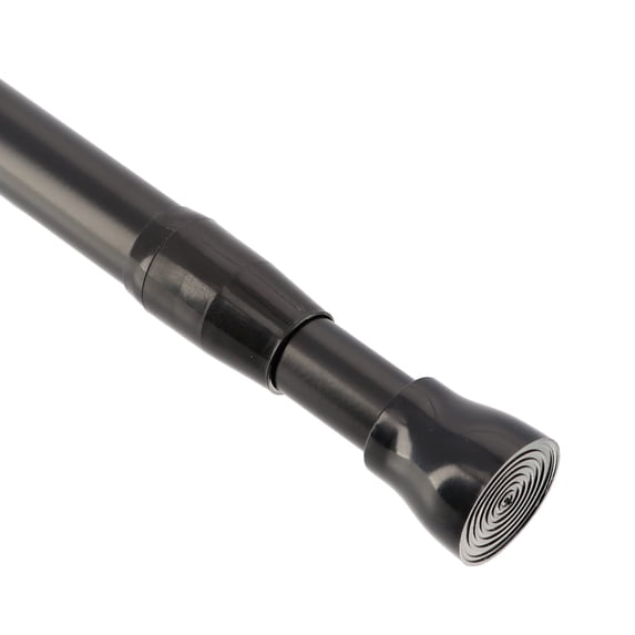 Tension Adjustable Shower Curtain Rod 28-47 Inches Black