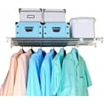 thumbnail image 1 of Tension Closet Shelf, Adjustable Storage Rack Separator Wardrobe Cupboard Divider Organizer Rod for Kitchen Bathroom Bedroom, 23.62-39.37 Inch, 1 of 12
