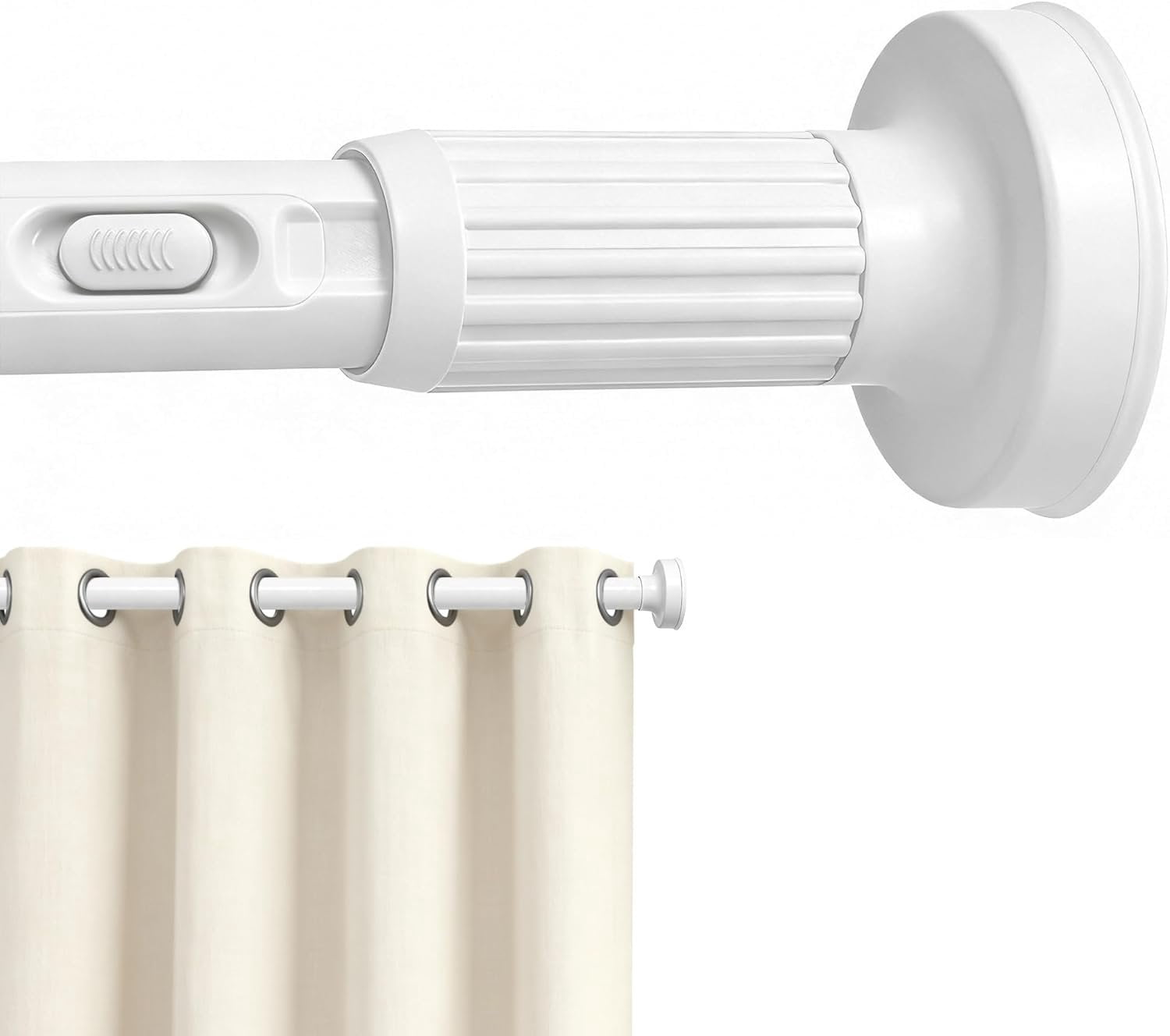 Tension Curtain Rod 39-173In(3.3-14Ft), Extra Long Curtain Rod No ...