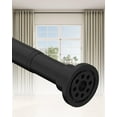 thumbnail image 1 of Tension Curtain Rod , 42 to 160 Inch, Extra Long Tension Rod for Windows, Heavy Duty Black Curtain Rods for Windows, Room Divider Curtain Rod, Shower Rods for Bathroom, Anti-slip, Adjustabl, 1 of 12