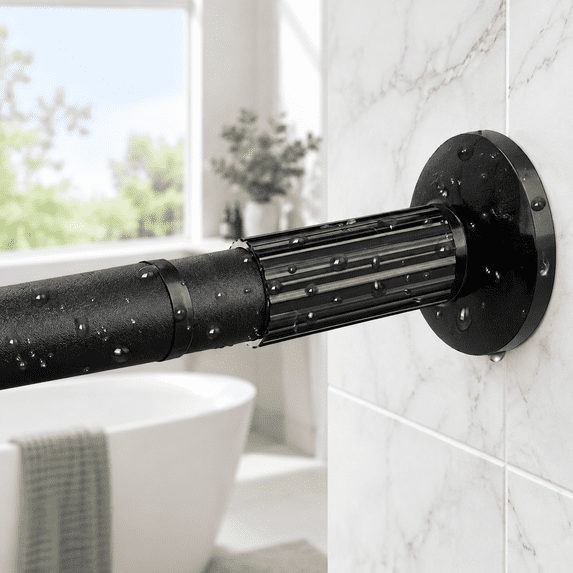 Tension Curtain Rod 51-86 Inch No Drilling For Window Or Bathroom ...