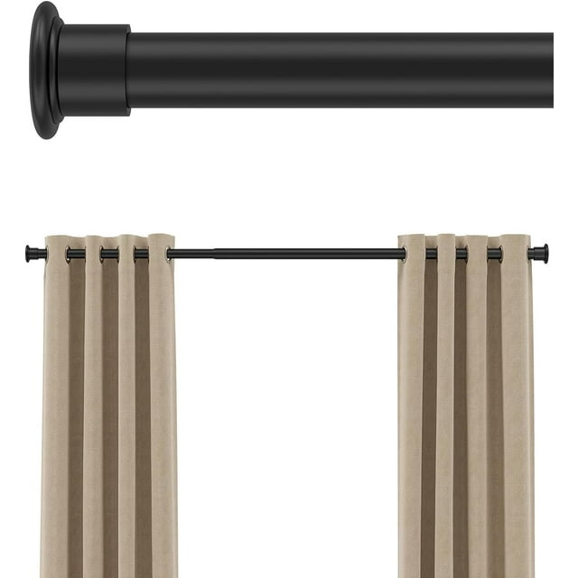 Tension Curtain Rod By EZFurni,123160 Inches, Heavy Duty Tension Rod