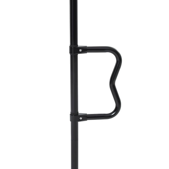 Tension-Mounted Safety Pole for Elderly - Anti-Slip Grab Bar, 300 lbs Capacity, Fits 7-10 Ft Ceilings, Black