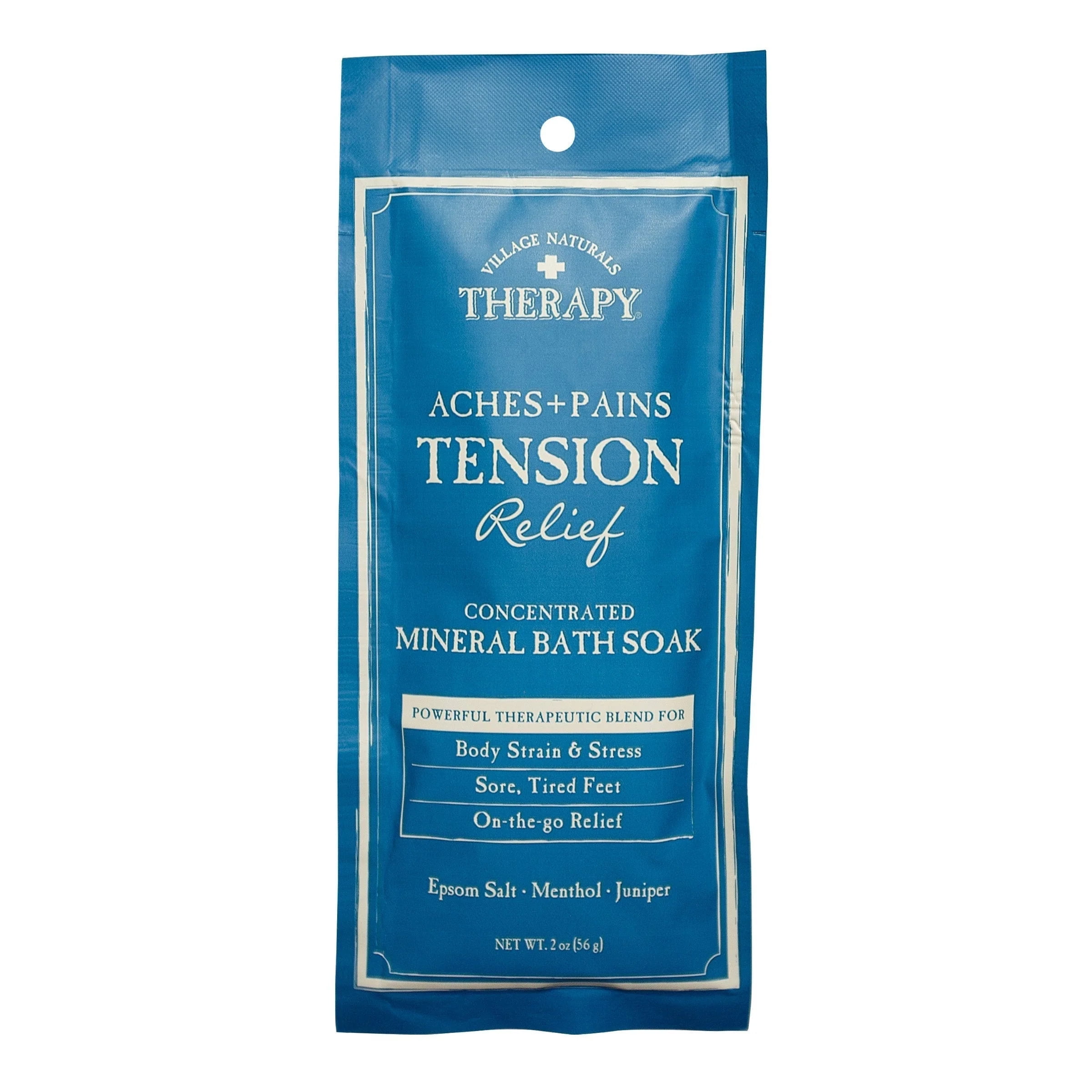Village Naturals Therapy Tension Relief Concentrated Mineral Bath Soak