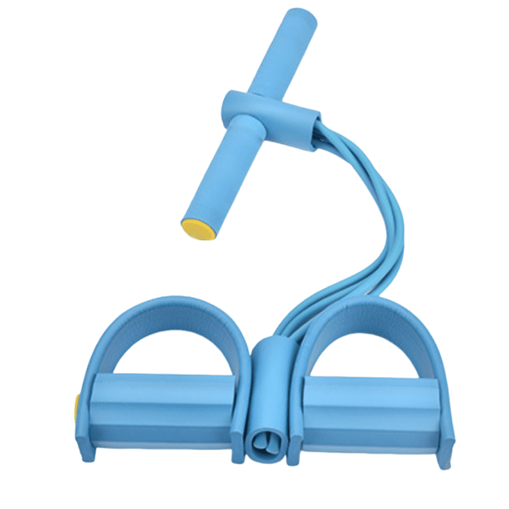 Tension Rope Resistance Band 4Tube Elastic Yoga Pedal Puller