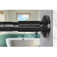 thumbnail image 1 of Tension Shower Curtain Rod 51-126In(4.25-10.5Ft), Long Shower Curtain Rod No Drilling for Window or Bathroom Patio, Spring Shower Rod, Easy to Install Never Rust Rod Diameter 1.26Inch-Black, 1 of 13