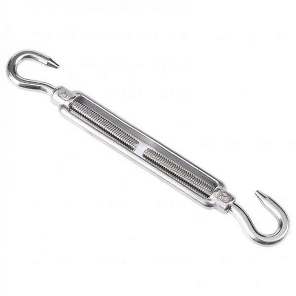 Tensioner, Shade Sail Hardware Kits, Multipurpose Snap Hook Wire Rope Tension Turnbuckles Hook for Seats, Steel Wire, Tent, Patio Fence Posts M14