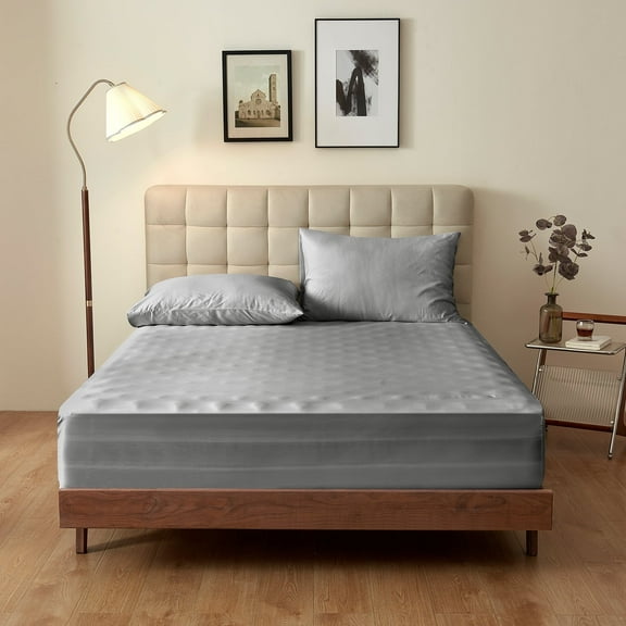 Tensoboo 100% Bamboo Cooling 16-Inch Deep Pocket Fitted Sheet Only, Twin – Soft and Breathable