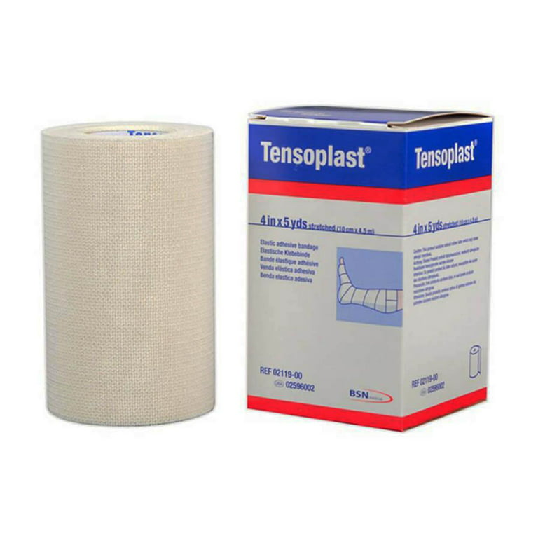 Tensoplast Elastic Adhesive Bandage 4 x 5 Yd Medium Compression 02596002