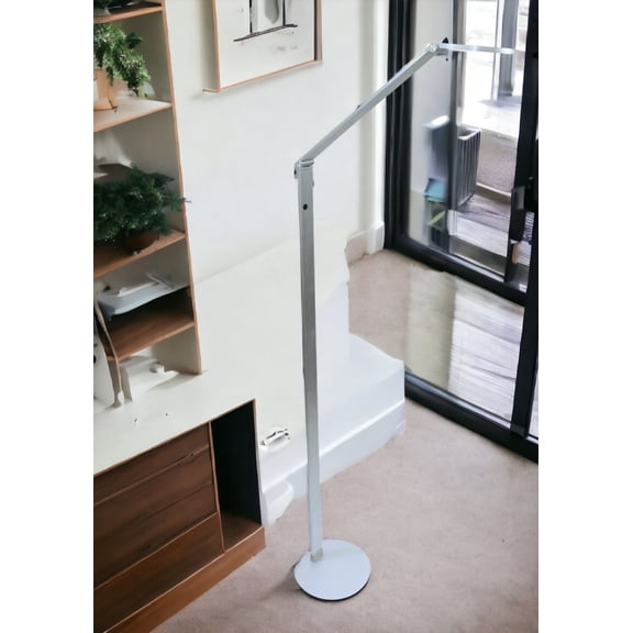 Tensor 10C-013 Slim Line O Foldable Floor Lamp Silver
