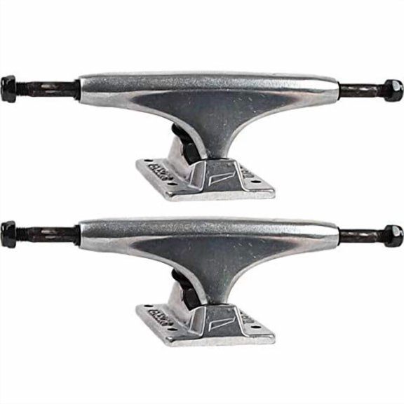 Tensor Regular Alloy Skateboard Trucks Raw/Raw - Hanger 5.25" Axle 8" (Set of 2)