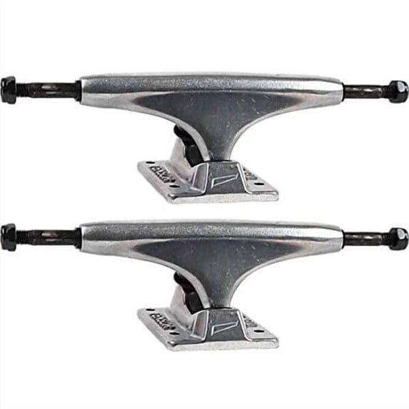 Tensor Regular Alloy Skateboard Trucks Raw/Raw - Hanger 5.25" Axle 8" (Set of 2)