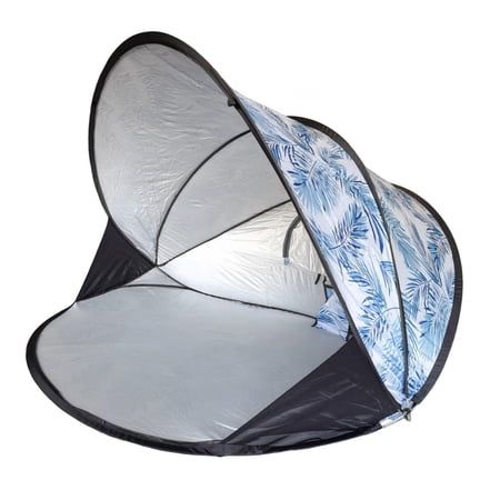 Tent 2 Person Beach Umbrella Versatile Outdoor Tent Leaf Pattern