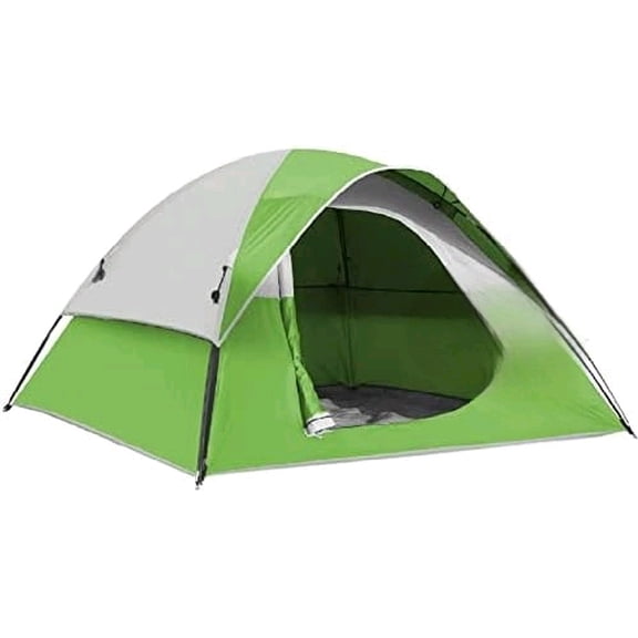 Tent 3 Person Camping Tents, Gifts for Family Waterproof Windproof Backpacking Tent with Top Rainfly, Easy Set up Small Lightweight Dome Tents, Hiking Beach - Green$$Sport & Recreation Other