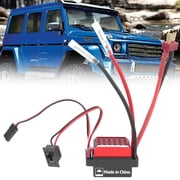 Tent 360A Bidirectional ESC for 1/10 RC Crawler Car with Brake, Climbing Drag Brake, Compatible with HSP HPI Axial, Waterproof and Dustproof