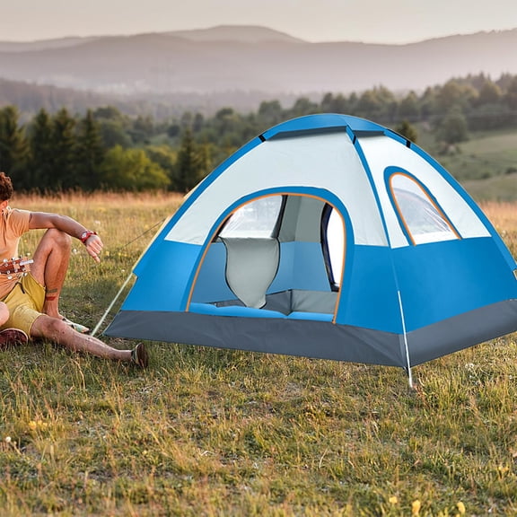 Tent for Camping - Lightweight Backpacking Tent with Rain Fly, Waterproof & Windproof, Easy Setup, Portable Carry Bag - for Hiking, Beach, Outdoor Adventures