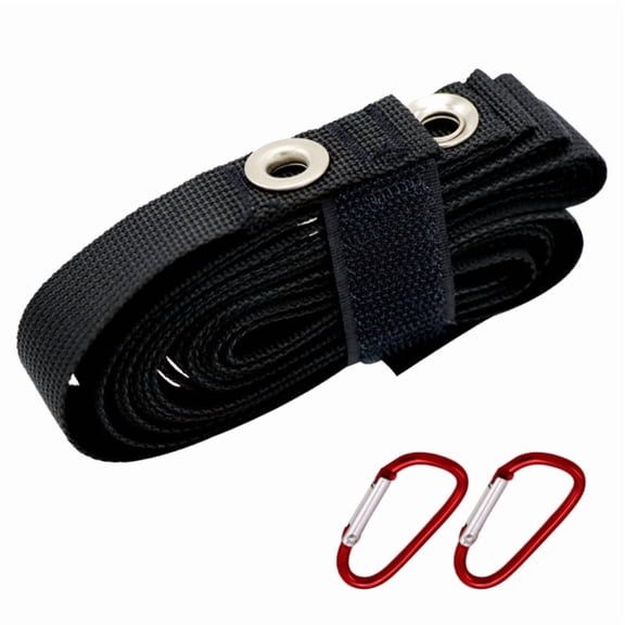 Tent Canopy Extension Belt Multifunctional Clothesline Nylon Rope Outdoor Camping Backpacking Tool with 2 Carabiner