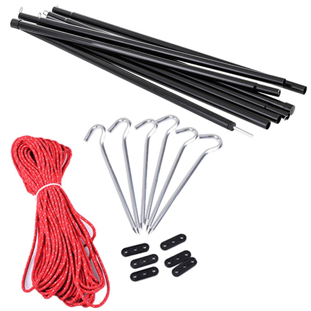 Tent Canopy Pole Set Tent Pole With Wind Rope Shelter And Shade Rod
