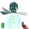 thumbnail image 1 of Tent Ceiling Fans for Camping Hanging, Portable Tent Fans with Light and Remote Control, Power Bank, USB Battery Operated Camping Fan with Hanging Hook for Outdoor, Car, RV, 1 of 9