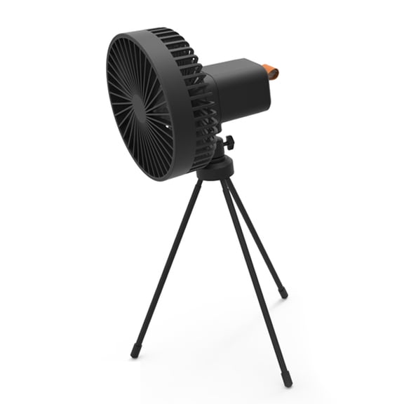 Tent Fan Hanging Fan Tripod Fan 3 Wind Speeds 1200mAh Canopy Fan for Dormitory