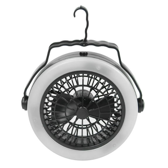 Tent Fan LED Light Camping Gear Outdoor Hiking Equipment Portable Lamp with Hook Home Decor Christmas Gifts Of The Day