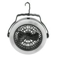 thumbnail image 1 of Tent Fan LED Light Portable Camping Lantern with Hook | Outdoor Hiking Equipment | 3 Modes | High Airflow | Anti-Glare | Lightweight | Battery Powered | 20x20x6.3cm | 12 LED | 1-Pack, 1 of 6