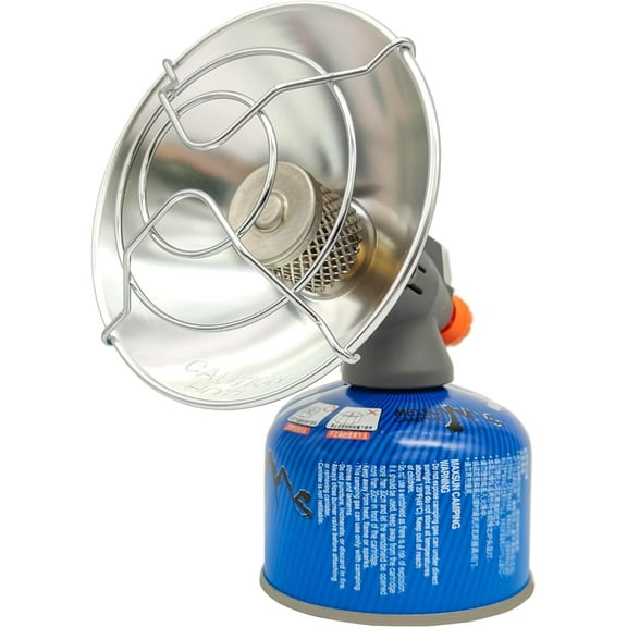 Tent Heater for Camping, 4,300 BTU 2 In 1 Portable Propane and Butane Heater for Camper, Small Outdoor Gas Heater for Winter, Fast Heating, Gas Saving, Light Weight, Silver & Green