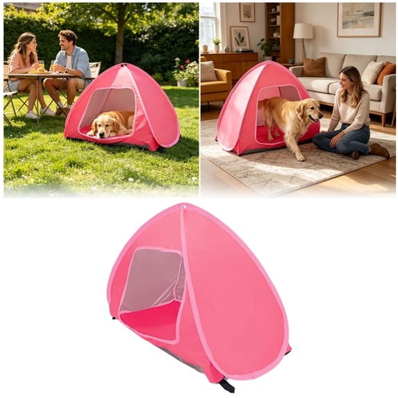 Tent for Pets Small Medium Large Dog Tent for Beach Portable Pop Up Sun Shade Shelter for Puppy and Large Cats Small Animals Sun Canopy for Camping and Outdoor