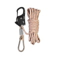thumbnail image 1 of Tent Rope Tightener with Carabiner Clip Lanyard Adjuster Compact Size Portable Universal Self-locking Tent Rope Tensioner Outdoor Equipment Tool, 1 of 7