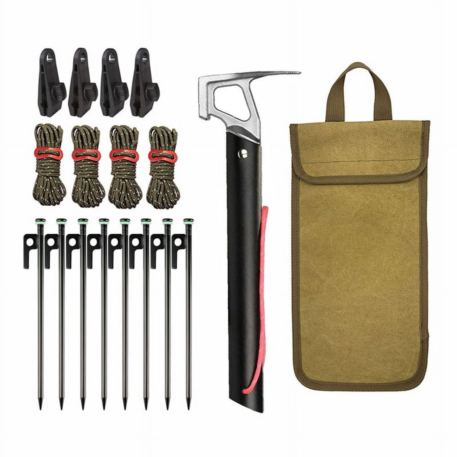 Tent Stakes Heavy Duty, Yard Stakes Metal Tent Pegs Ground Stakes Tent Pegs for Outdoor Camping Pitchi