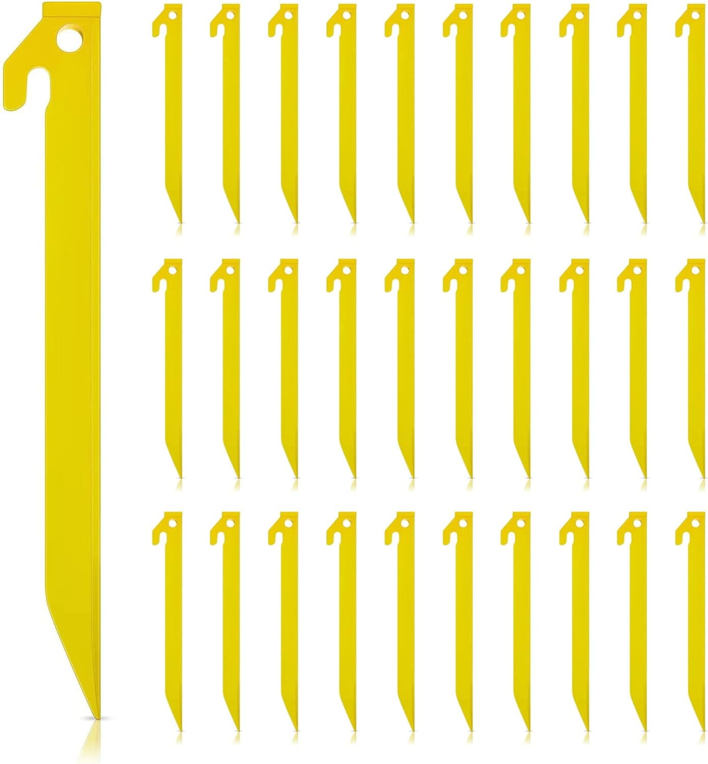 Tent Stakes for Sand ，Plastic Tent Stakes Heavy Duty, Lighter and Safer