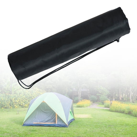 Tent Storage Bag Tent Accessories Carrying Bag Heavy Duty Oxford Cloth Tarp Pole Bag Tent Pouch for Outdoor Trekking BBQ Beach Trips 16cmx45.5cm