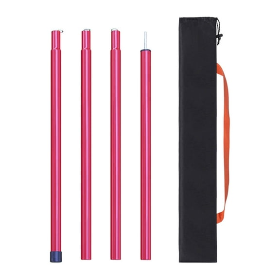 Tent Tarp Pole,tent poles for tarp canopy awning shelter,tent poles replacement heavy duty 8ft,adjustable camp tarp pole collapsible telescoping,carbon fiber hammock poles metal